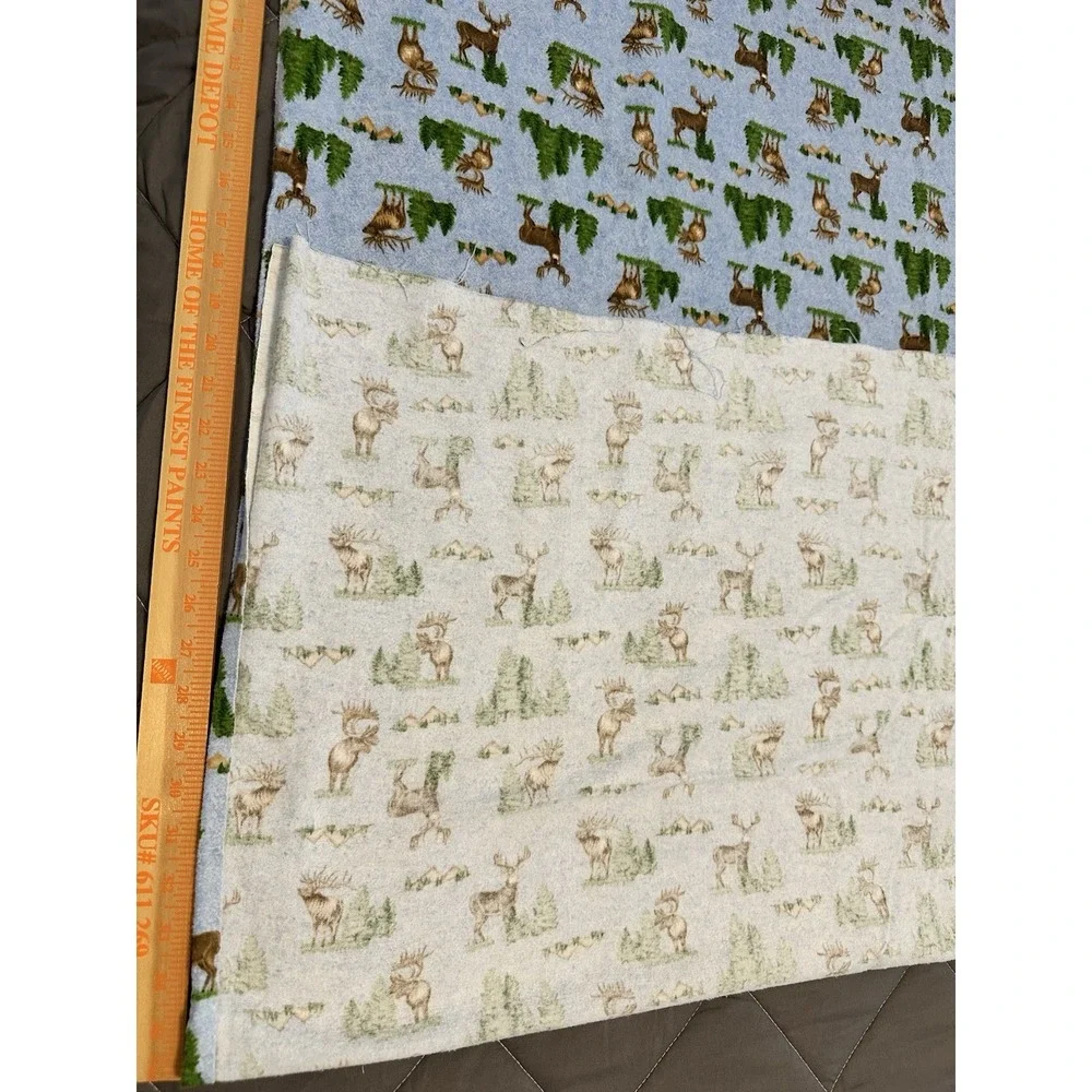 Wildlife Deer Flannel Fabric